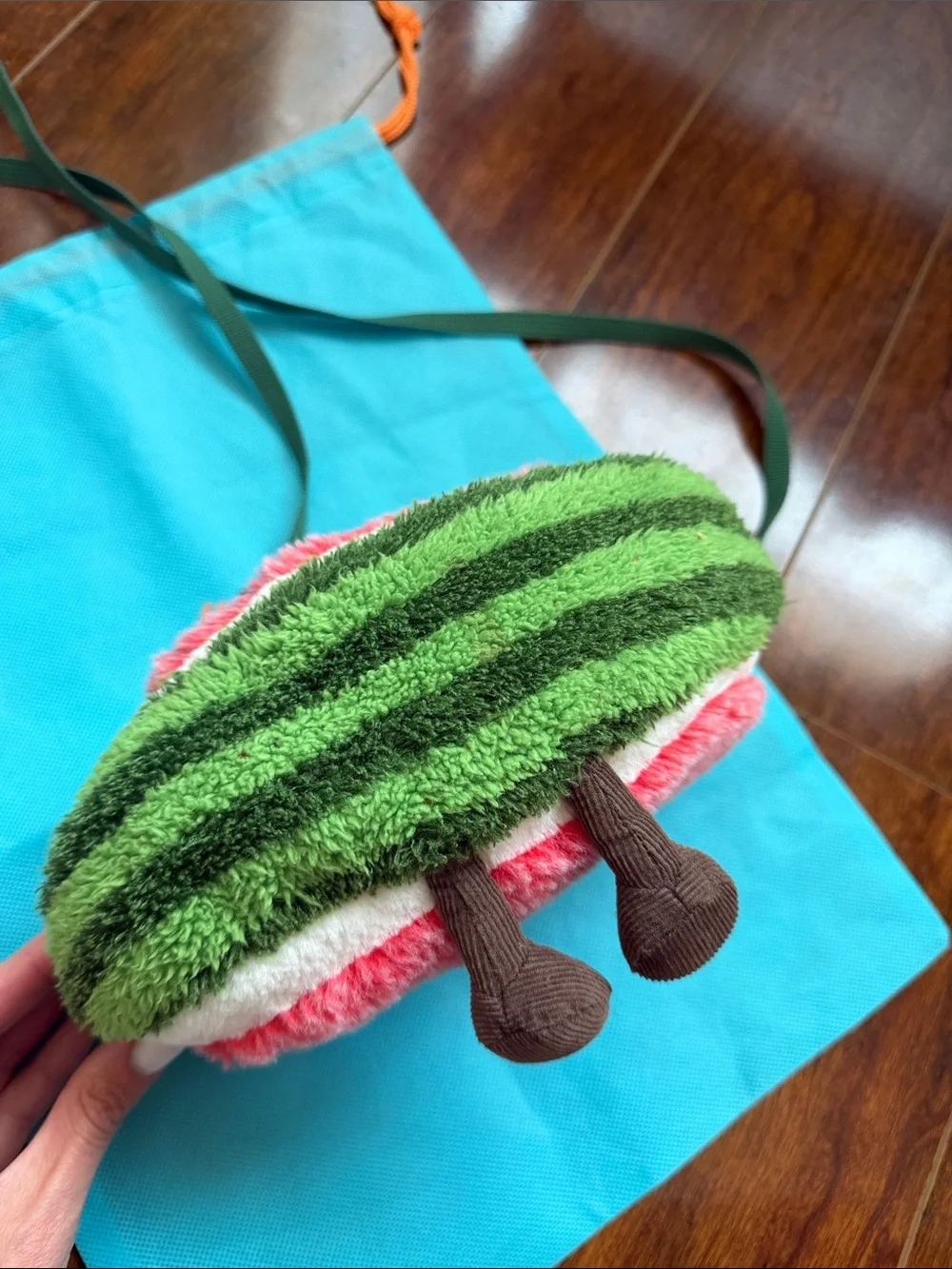 Jellycat Watermelon Plush Bag